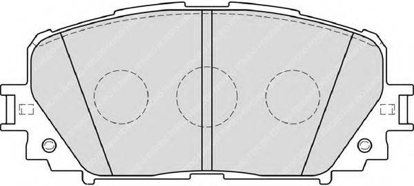 Комплект тормозных колодок, дисковый тормоз