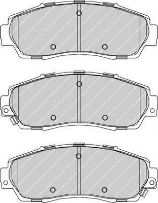 Комплект тормозных колодок, дисковый тормоз