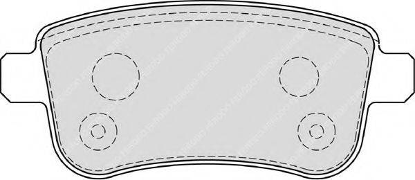 Комплект тормозных колодок, дисковый тормоз