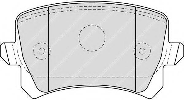 Комплект тормозных колодок, дисковый тормоз