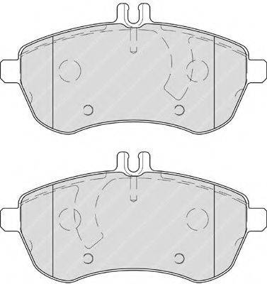Комплект тормозных колодок, дисковый тормоз