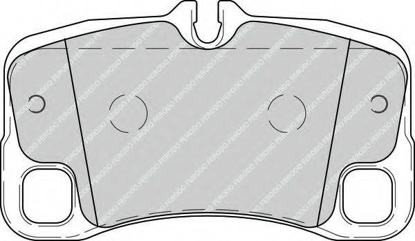 Комплект тормозных колодок, дисковый тормоз