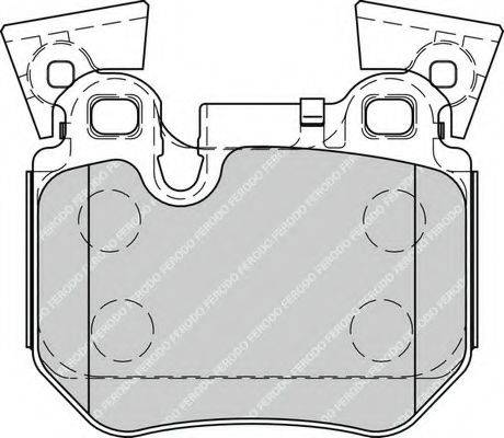 Комплект тормозных колодок, дисковый тормоз