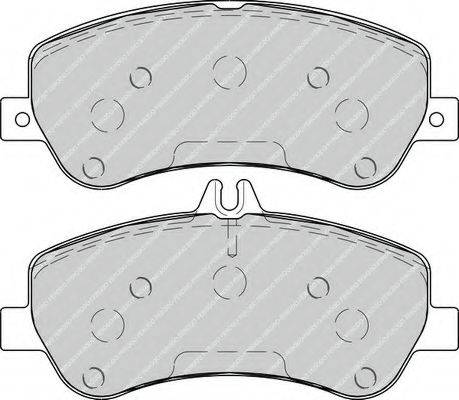 Комплект тормозных колодок, дисковый тормоз