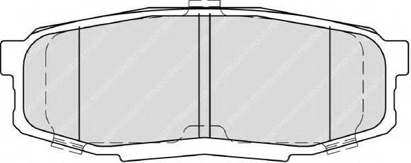 Комплект тормозных колодок, дисковый тормоз