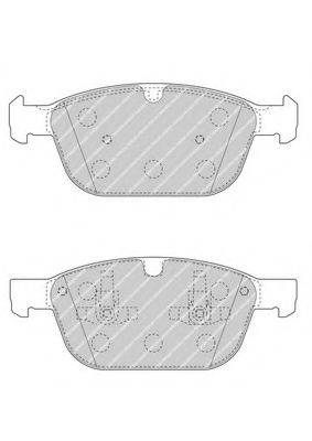 Комплект тормозных колодок, дисковый тормоз