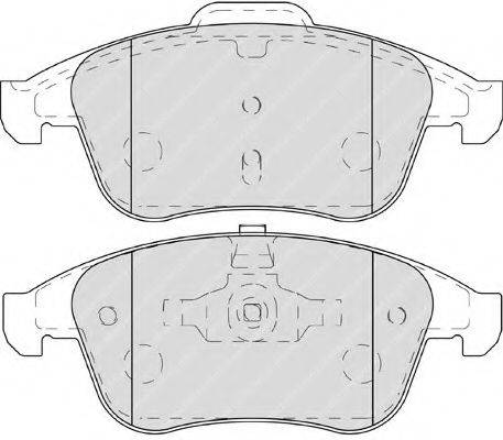 Комплект тормозных колодок, дисковый тормоз