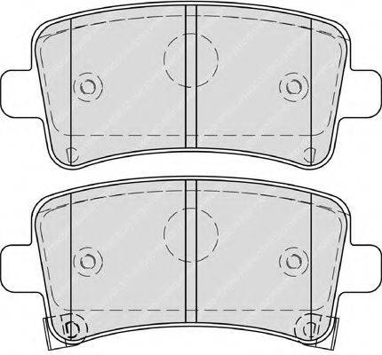 Комплект тормозных колодок, дисковый тормоз