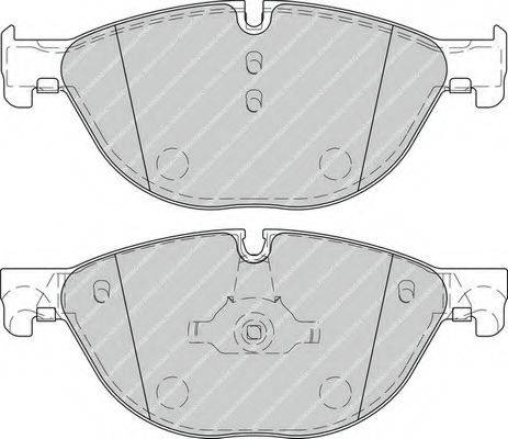 Комплект тормозных колодок, дисковый тормоз