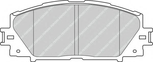 Комплект тормозных колодок, дисковый тормоз