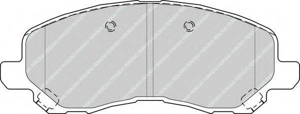 Комплект тормозных колодок, дисковый тормоз