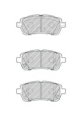 Комплект тормозных колодок, дисковый тормоз