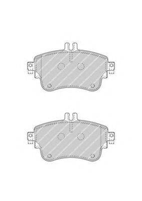 Комплект тормозных колодок, дисковый тормоз