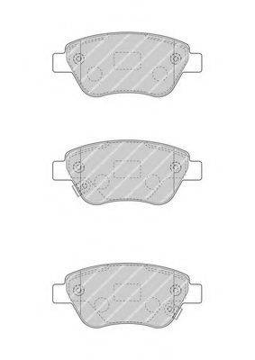 Комплект тормозных колодок, дисковый тормоз