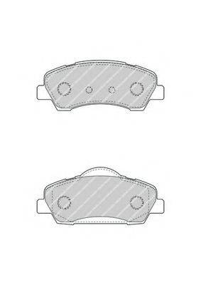 Комплект тормозных колодок, дисковый тормоз