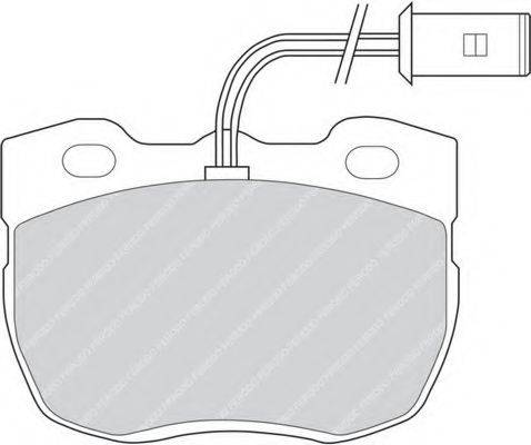 Комплект тормозных колодок, дисковый тормоз