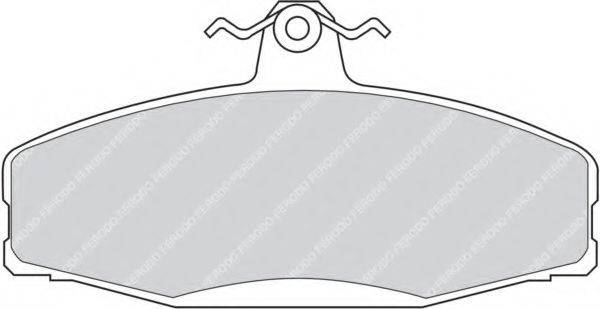Комплект тормозных колодок, дисковый тормоз
