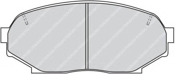 Комплект тормозных колодок, дисковый тормоз
