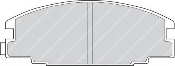 Комплект тормозных колодок, дисковый тормоз