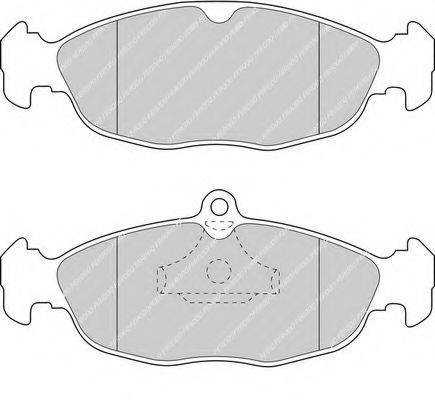 Комплект тормозных колодок, дисковый тормоз
