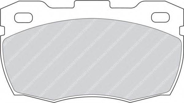 Комплект тормозных колодок, дисковый тормоз
