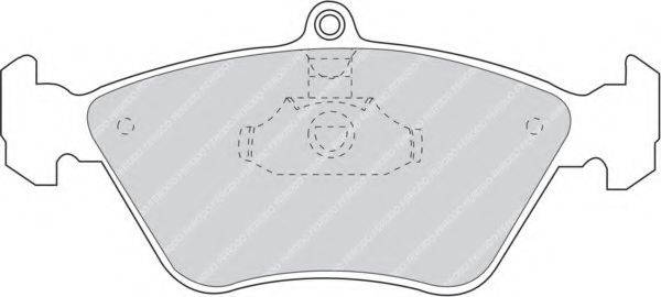 Комплект тормозных колодок, дисковый тормоз
