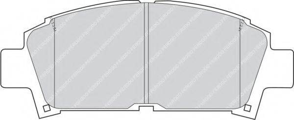 Комплект тормозных колодок, дисковый тормоз