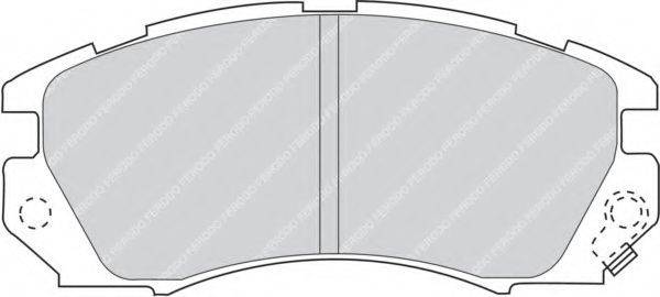 Комплект тормозных колодок, дисковый тормоз