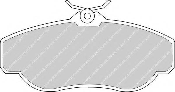 Комплект тормозных колодок, дисковый тормоз