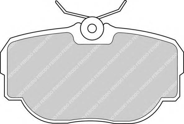 Комплект тормозных колодок, дисковый тормоз