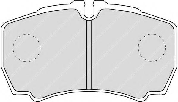 Комплект тормозных колодок, дисковый тормоз