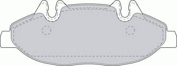 Комплект тормозных колодок, дисковый тормоз