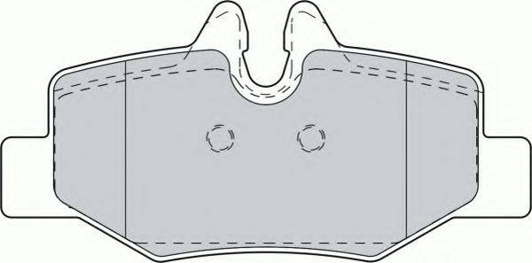 Комплект тормозных колодок, дисковый тормоз