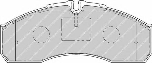 Комплект тормозных колодок, дисковый тормоз