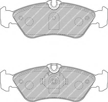 Комплект тормозных колодок, дисковый тормоз