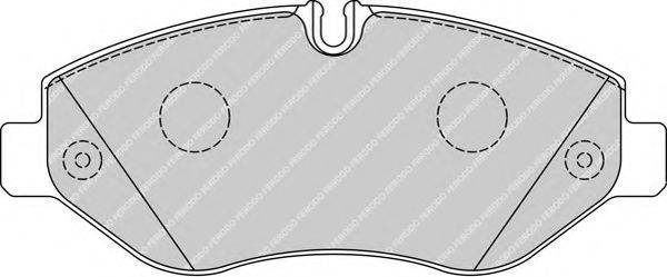 Комплект тормозных колодок, дисковый тормоз