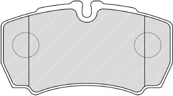 Комплект тормозных колодок, дисковый тормоз