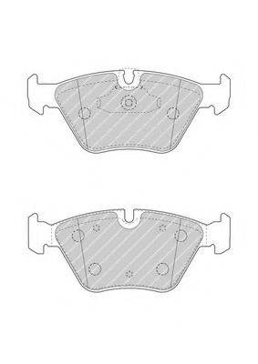 Комплект тормозных колодок, дисковый тормоз