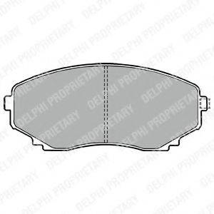 Комплект тормозных колодок, дисковый тормоз