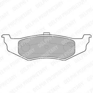 Комплект тормозных колодок, дисковый тормоз