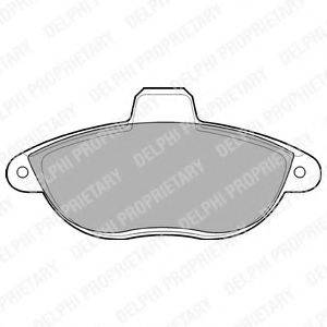 Комплект тормозных колодок, дисковый тормоз