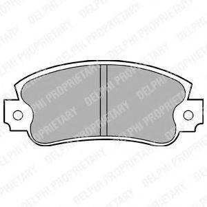Комплект тормозных колодок, дисковый тормоз