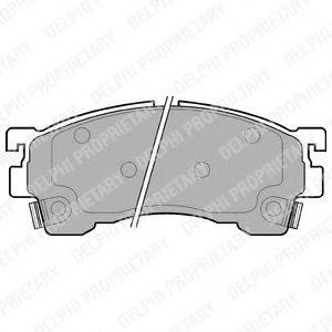Комплект тормозных колодок, дисковый тормоз