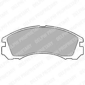 Комплект тормозных колодок, дисковый тормоз