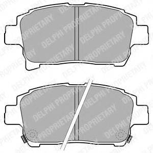Комплект тормозных колодок, дисковый тормоз