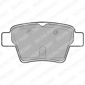 Комплект тормозных колодок, дисковый тормоз