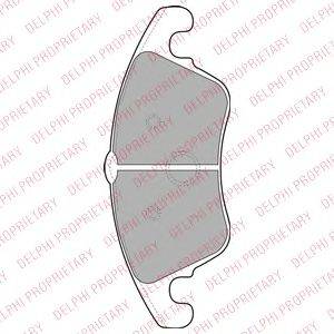 Комплект тормозных колодок, дисковый тормоз