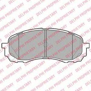 Комплект тормозных колодок, дисковый тормоз