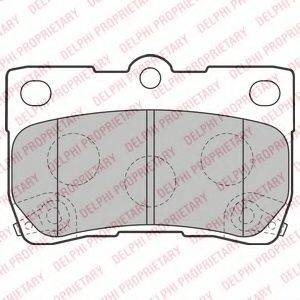 Комплект тормозных колодок, дисковый тормоз