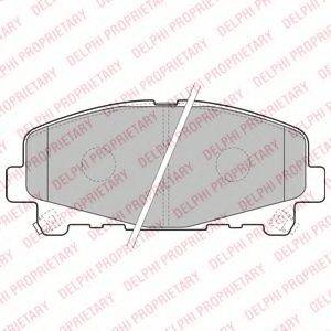 Комплект тормозных колодок, дисковый тормоз